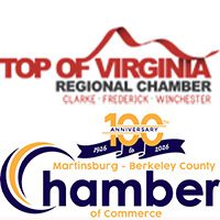Logos - Top of Virginia and Martinsburg Chamber - Combined Updated